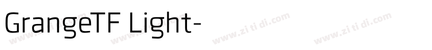 GrangeTF Light字体转换